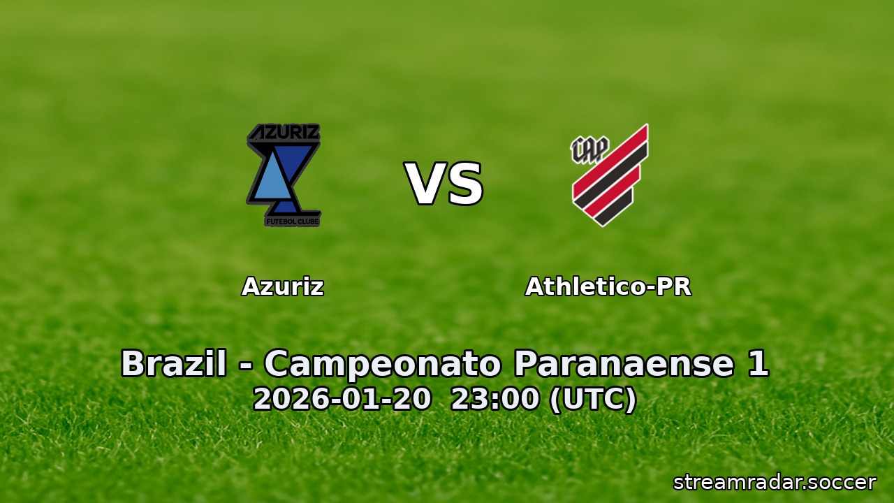 Azuriz vs Athletico-PR