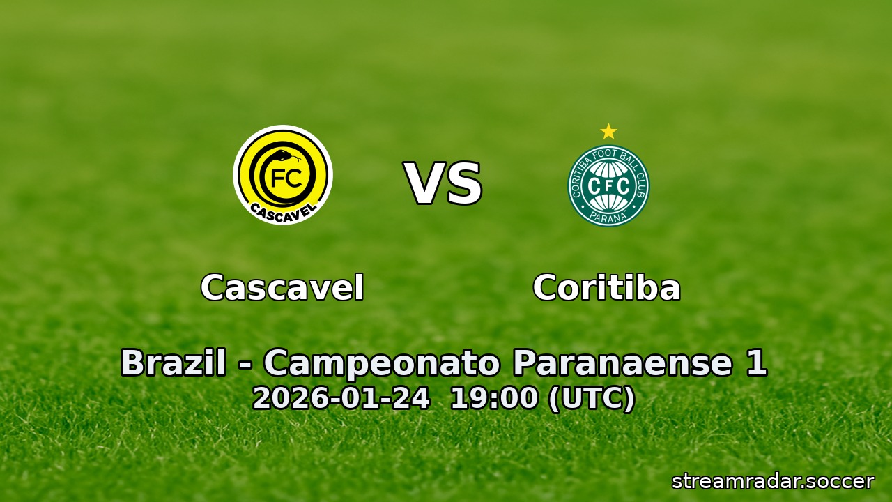 Cascavel vs Coritiba