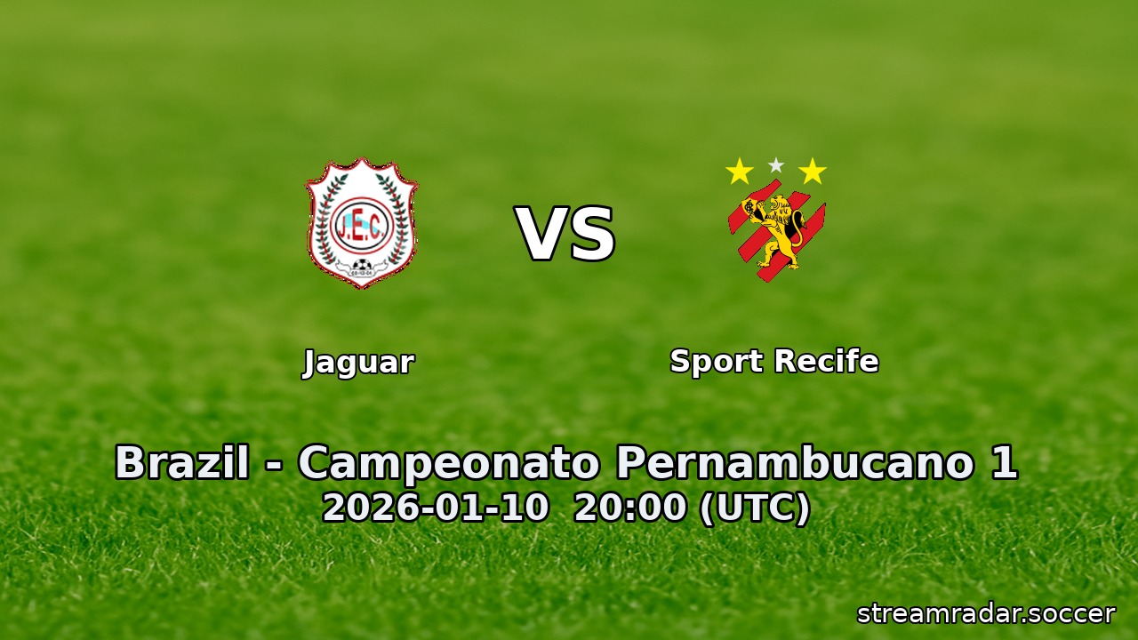 Jaguar vs Sport Recife
