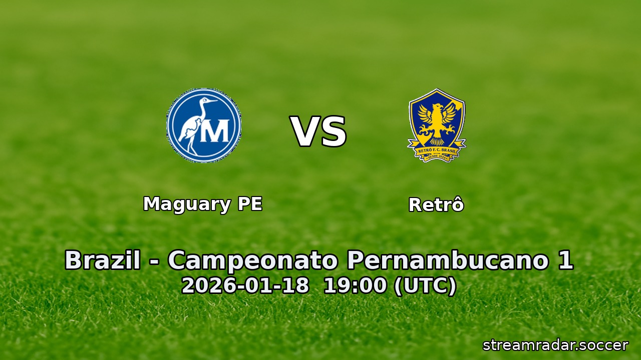 Maguary PE vs Retrô