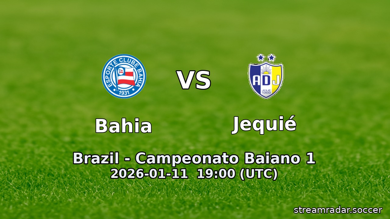 Bahia vs Jequié