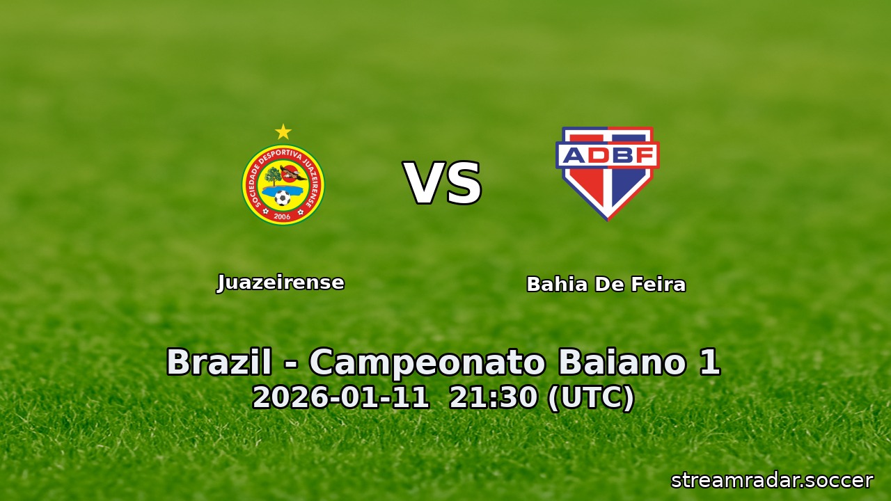 Juazeirense vs Bahia De Feira