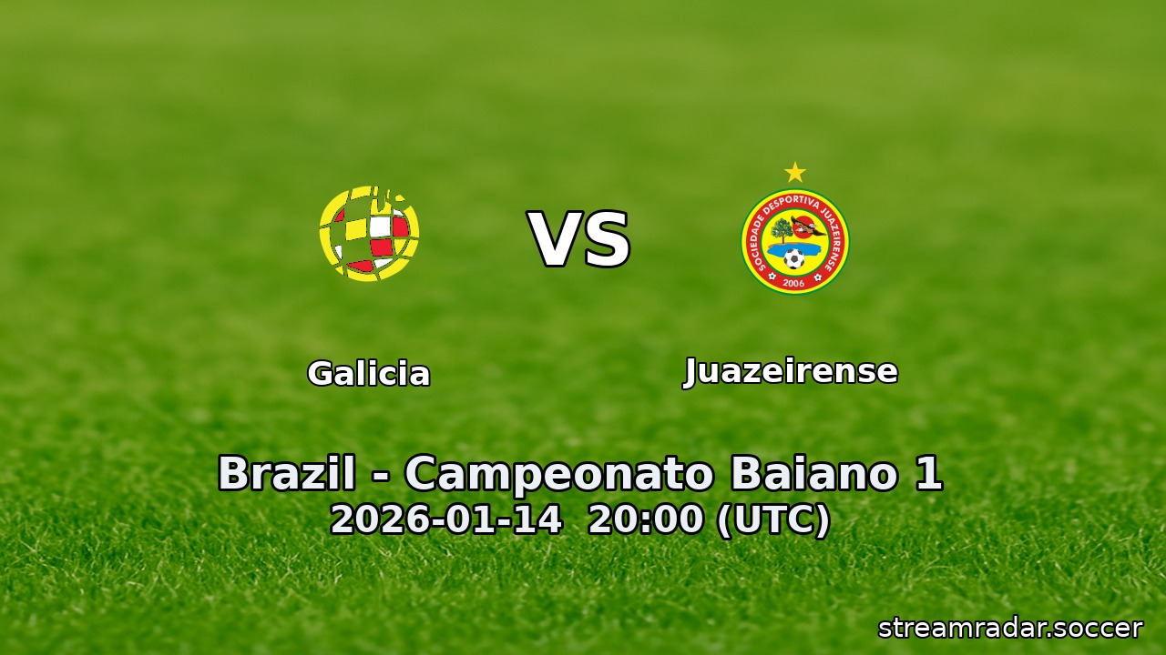 Galicia vs Juazeirense