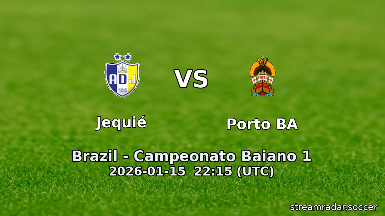 Jequié vs Porto BA