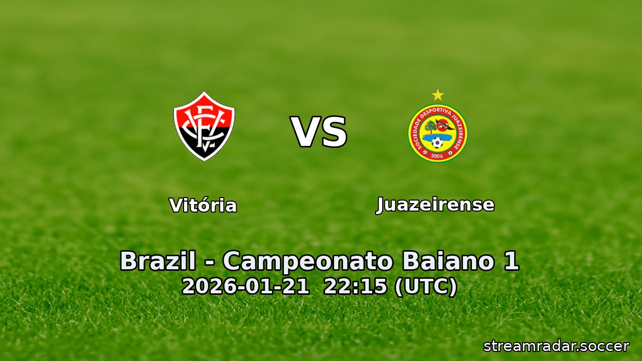 Vitória vs Juazeirense