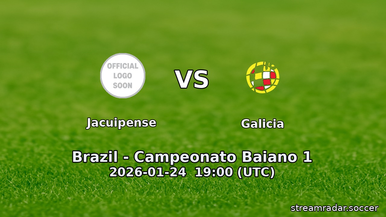 Jacuipense vs Galicia