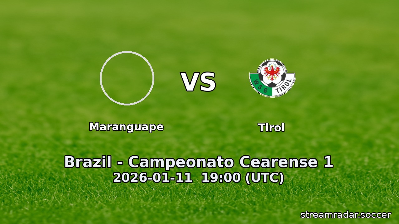 Maranguape vs Tirol