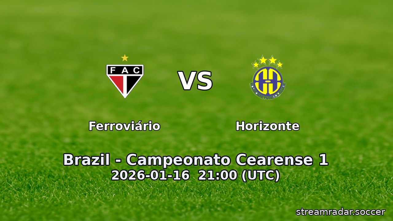 Ferroviário vs Horizonte