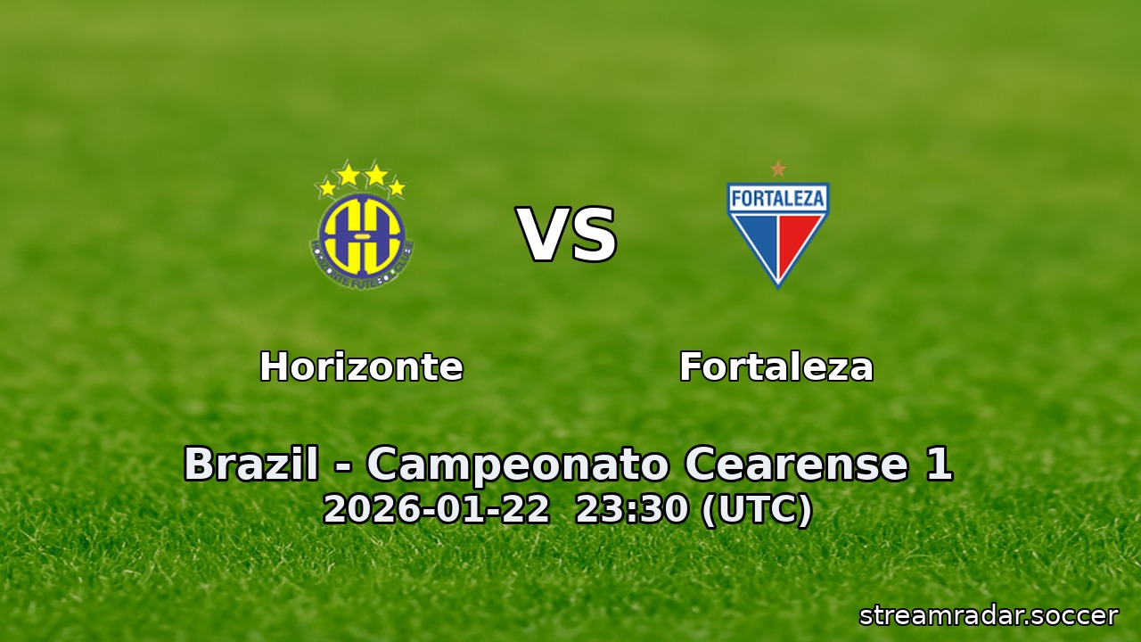 Horizonte vs Fortaleza