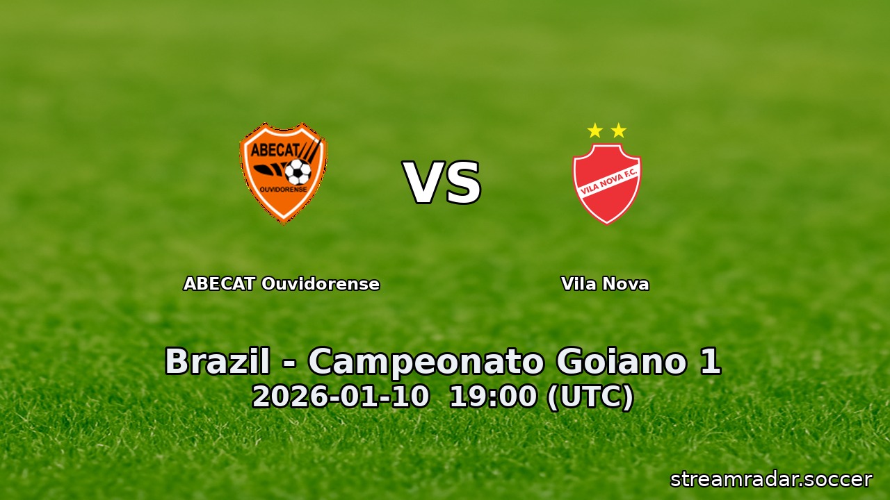 ABECAT Ouvidorense vs Vila Nova