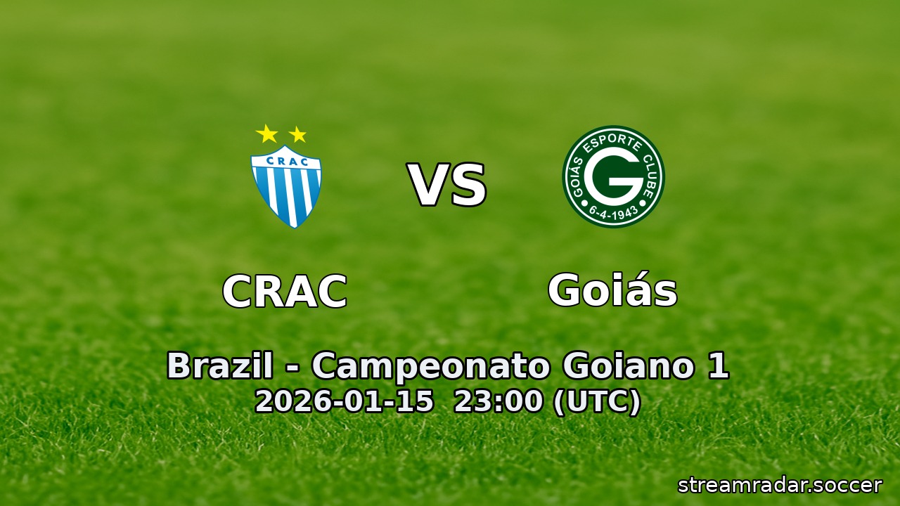 CRAC vs Goiás