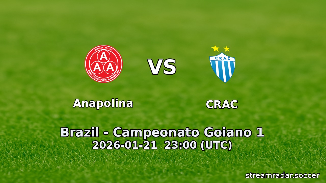 Anapolina vs CRAC
