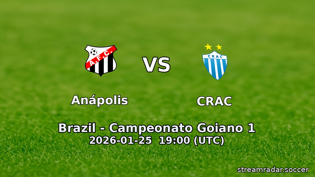 Anápolis vs CRAC