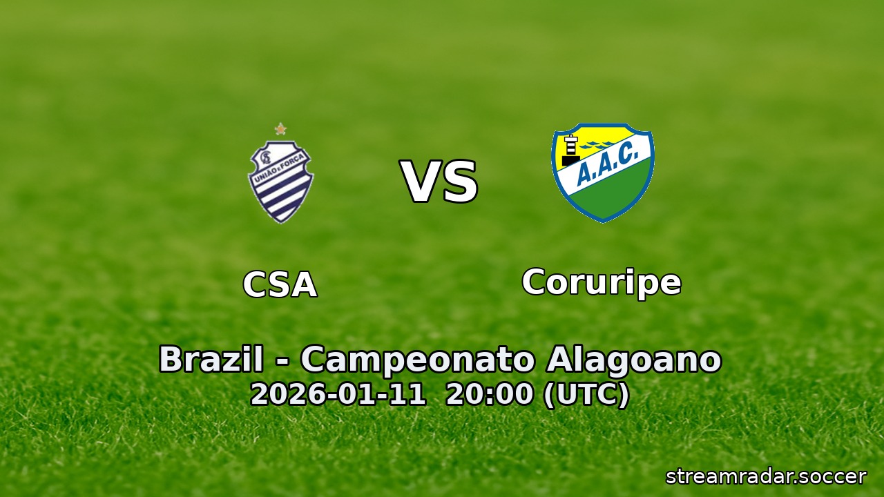 CSA vs Coruripe