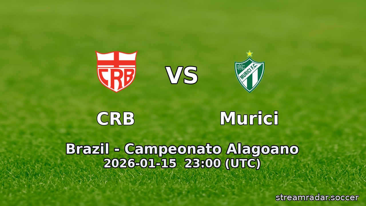 CRB vs Murici