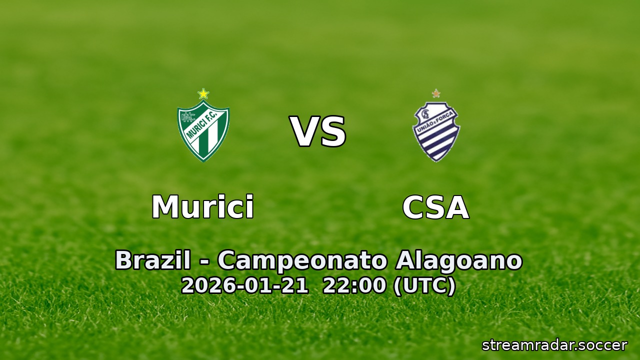 Murici vs CSA