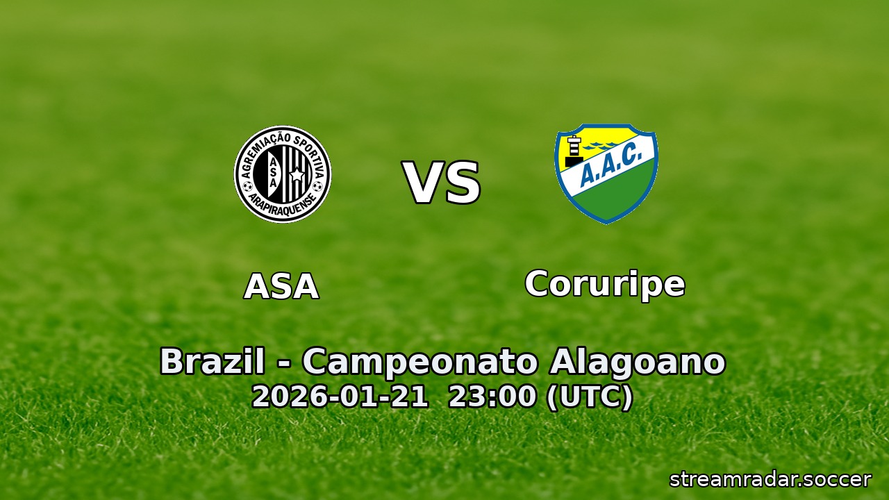 ASA vs Coruripe