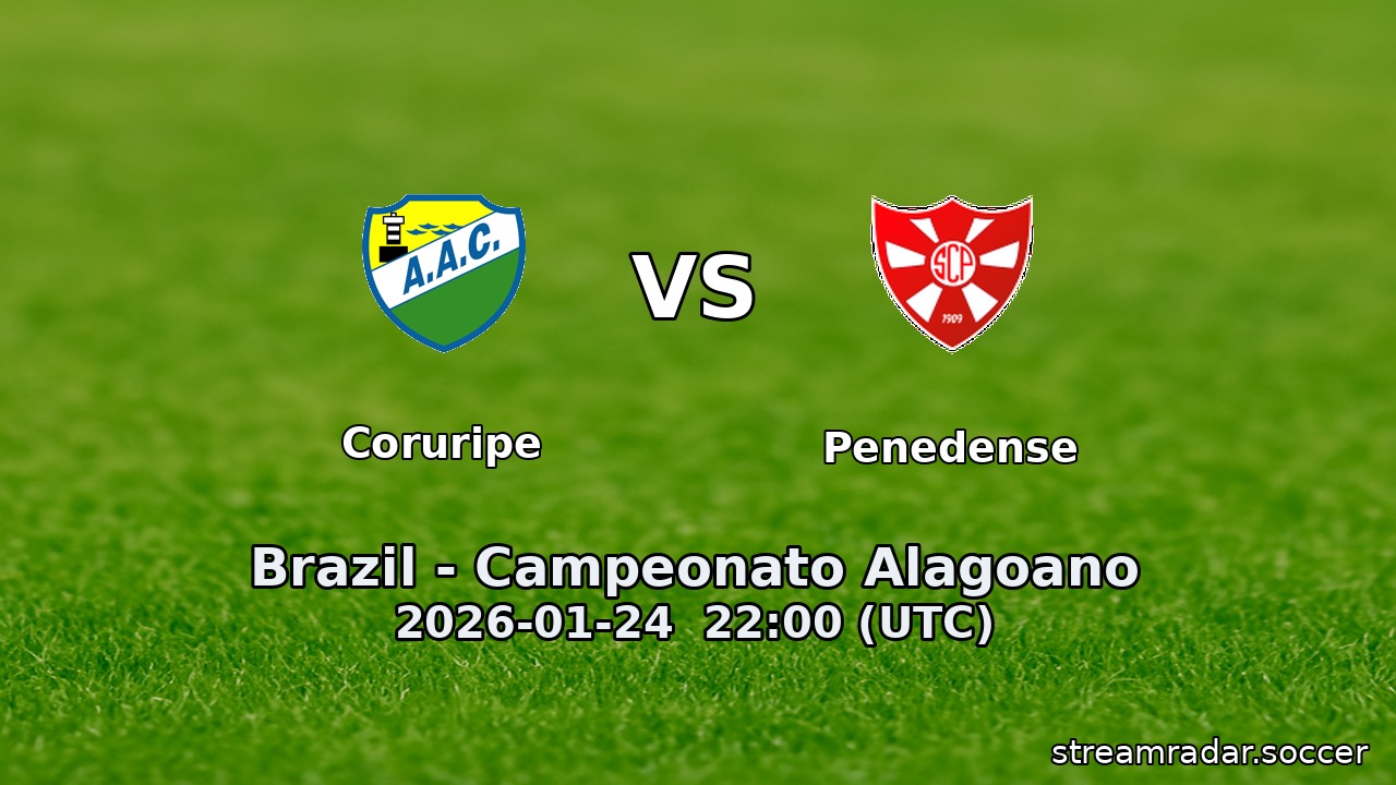 Coruripe vs Penedense