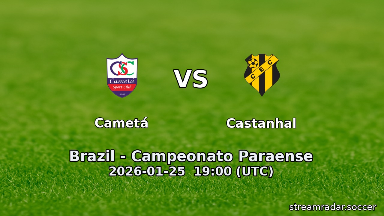 Cametá vs Castanhal