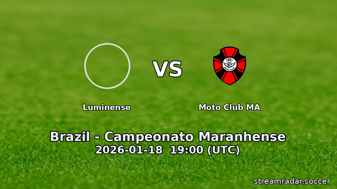 Luminense vs Moto Club MA