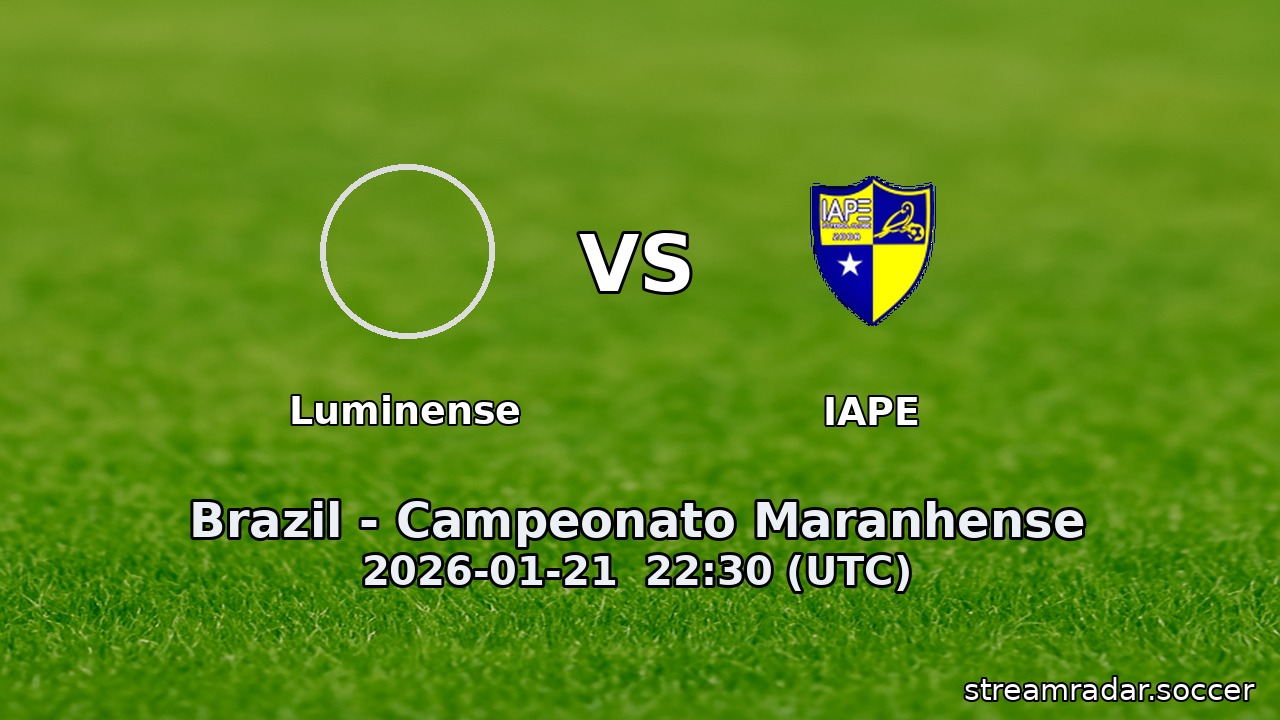 Luminense vs IAPE