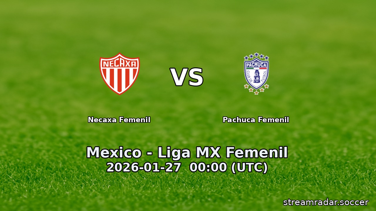 Necaxa Femenil vs Pachuca Femenil
