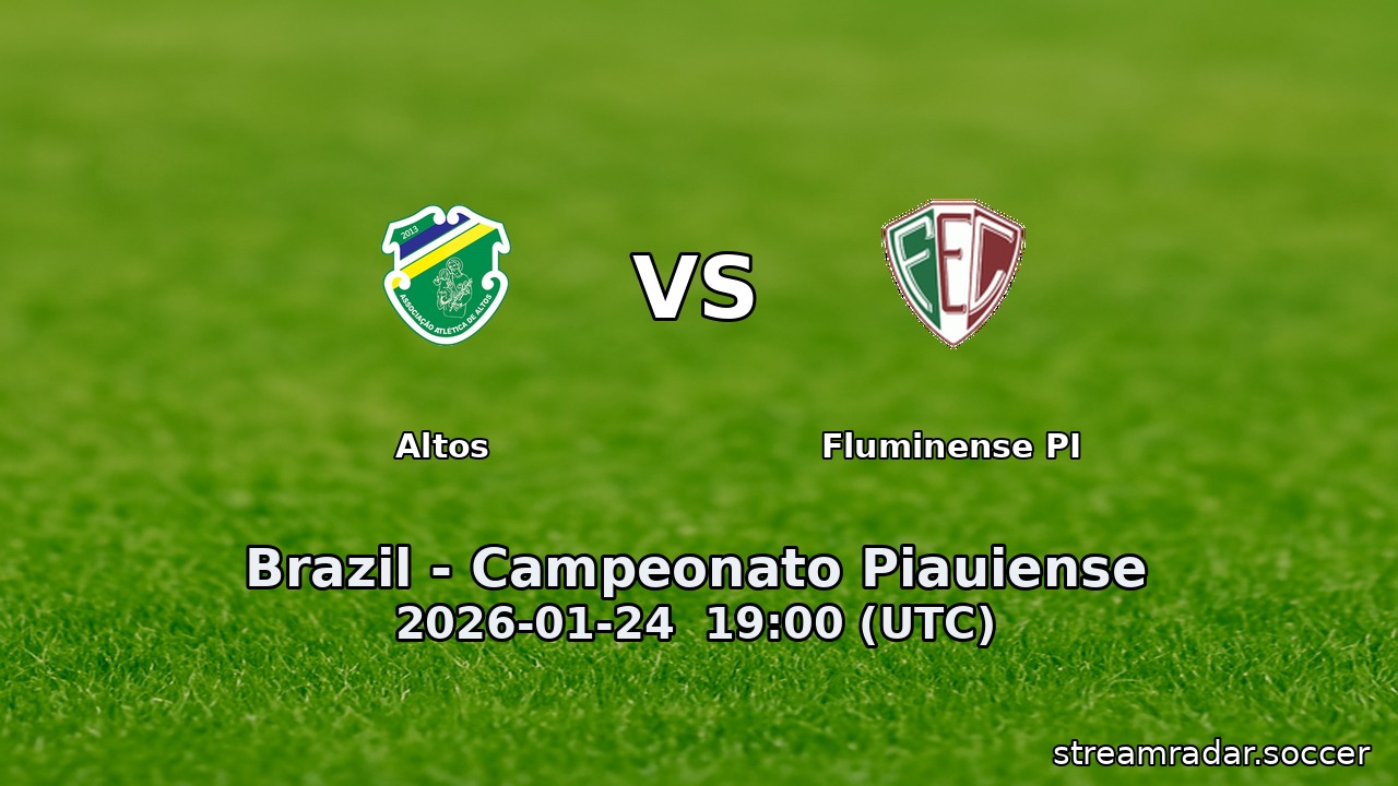 Altos vs Fluminense PI