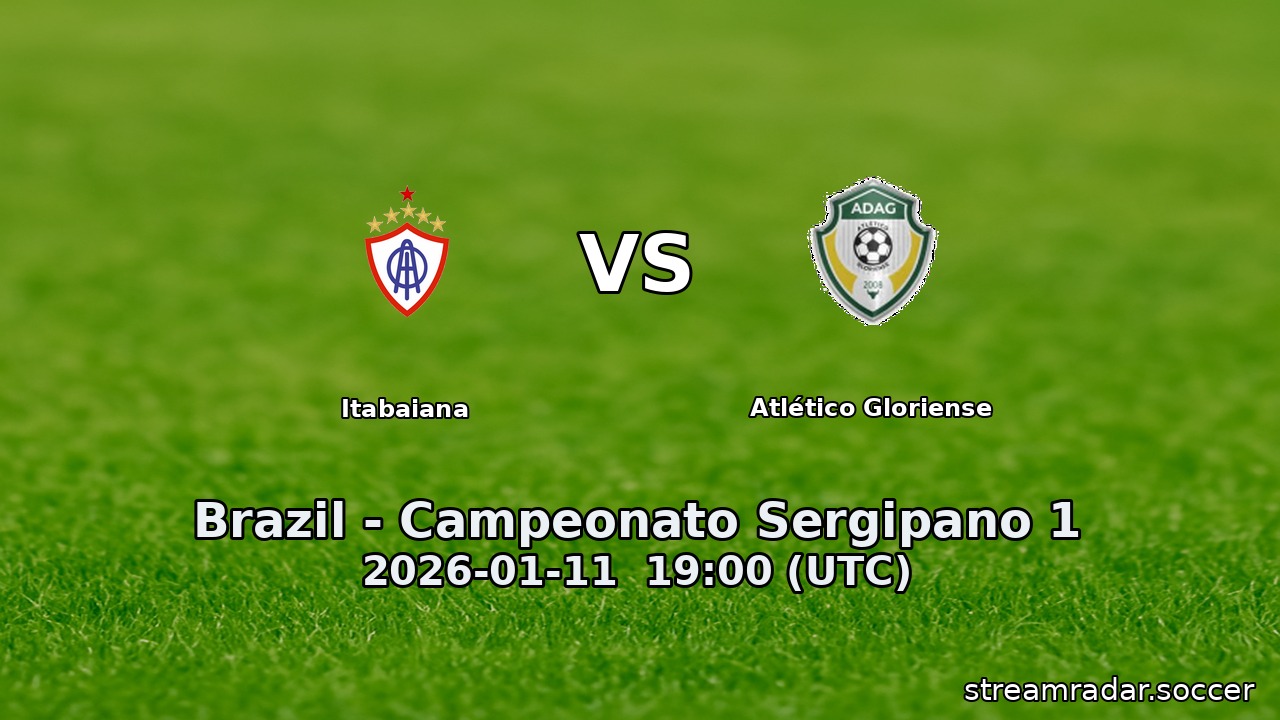 Itabaiana vs Atlético Gloriense