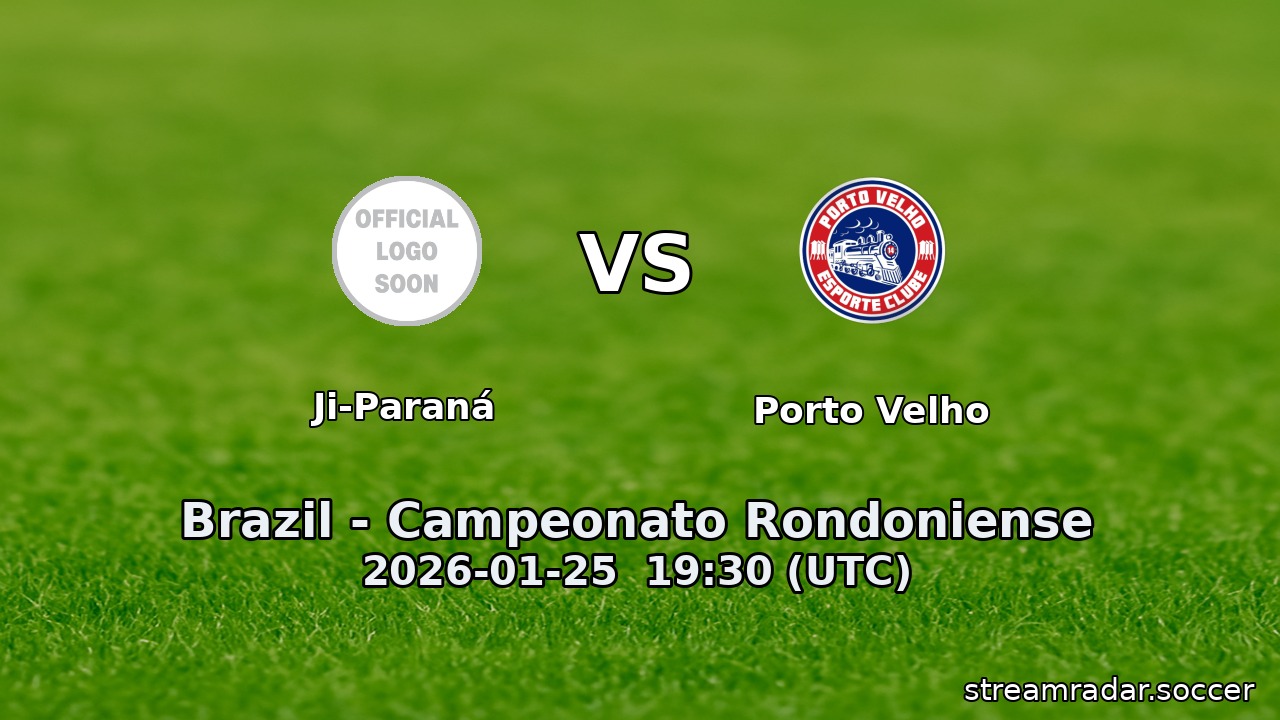 Ji-Paraná vs Porto Velho