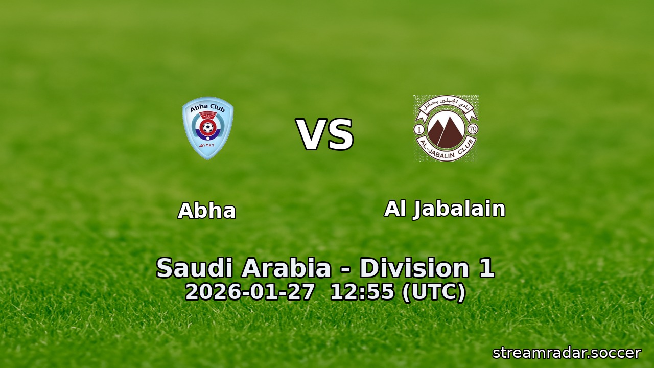 Abha vs Al Jabalain