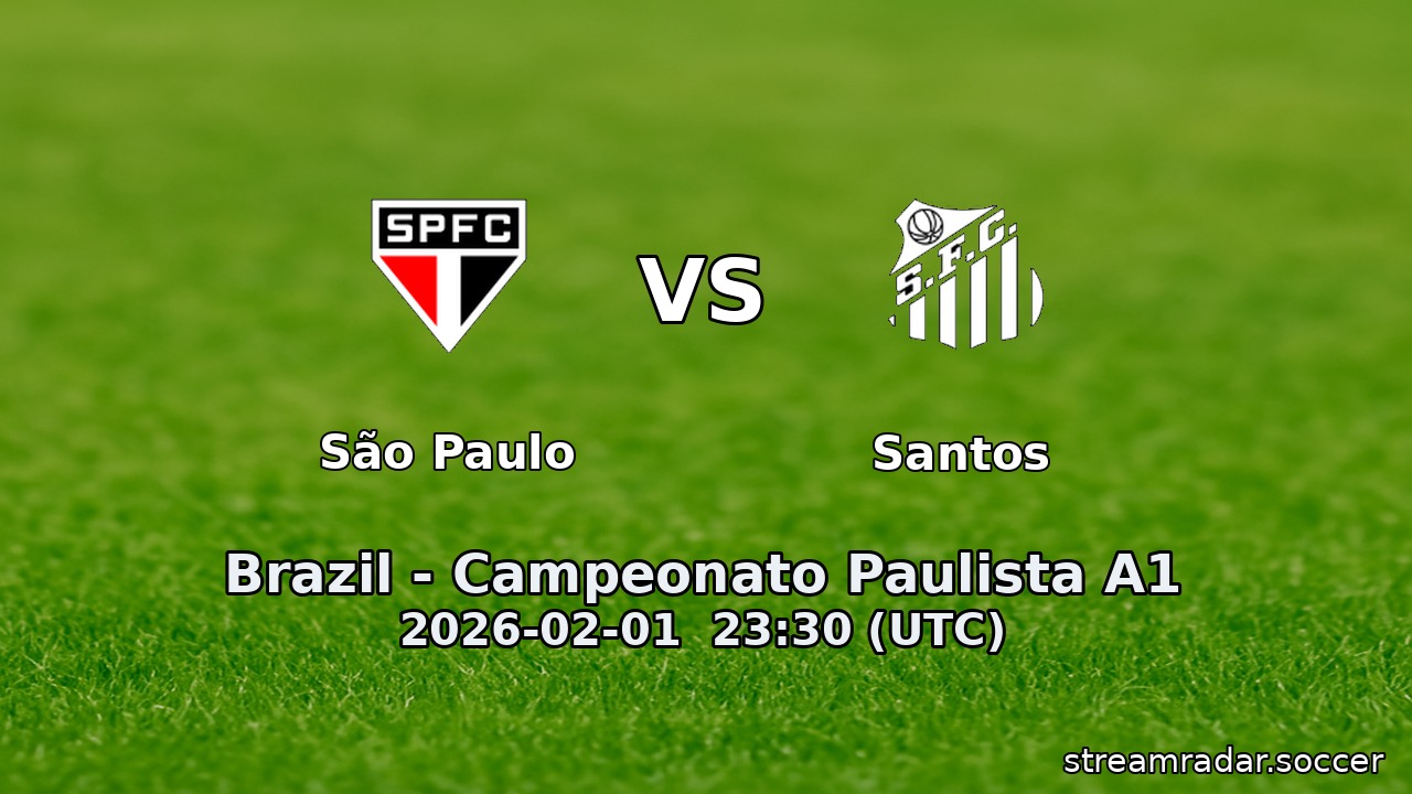 São Paulo vs Santos