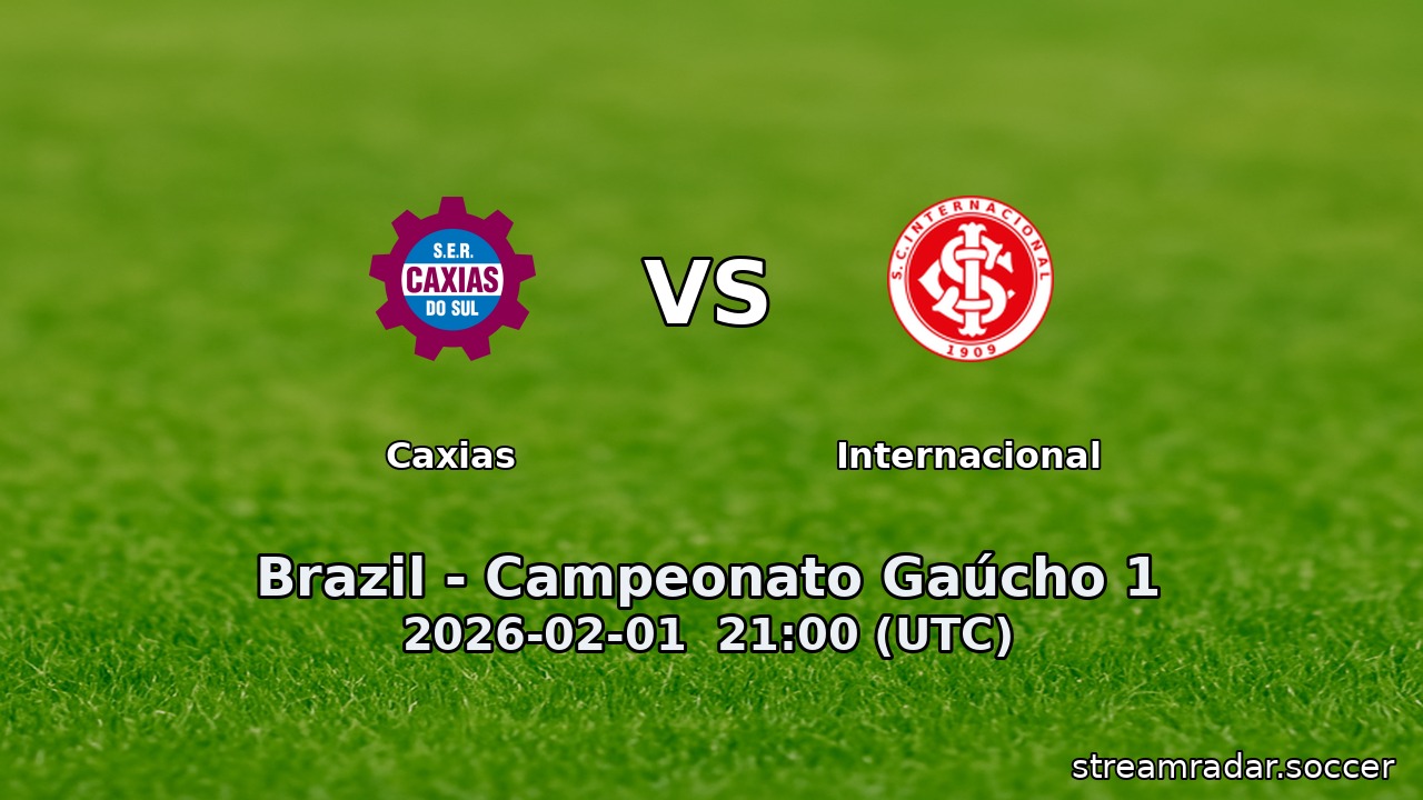 Caxias vs Internacional