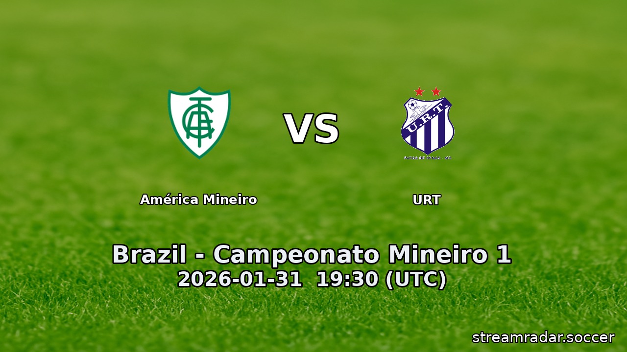 América Mineiro vs URT