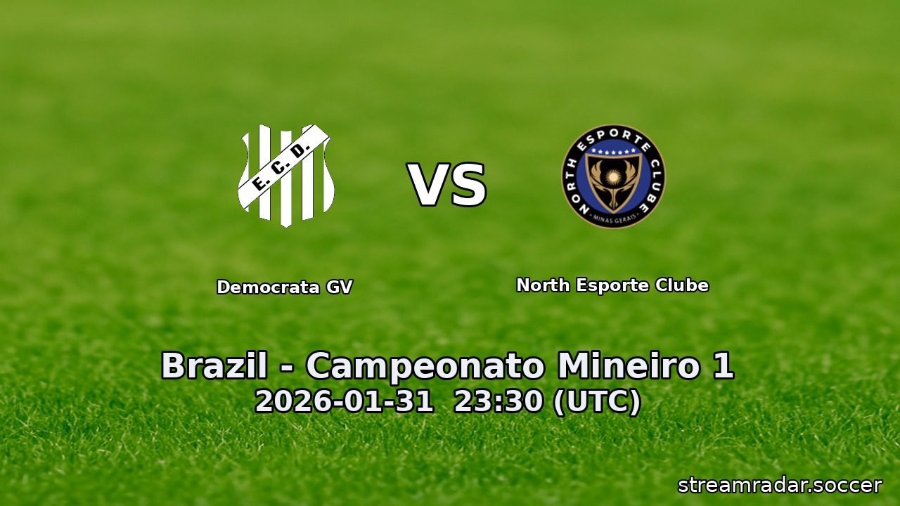 Democrata GV vs North Esporte Clube