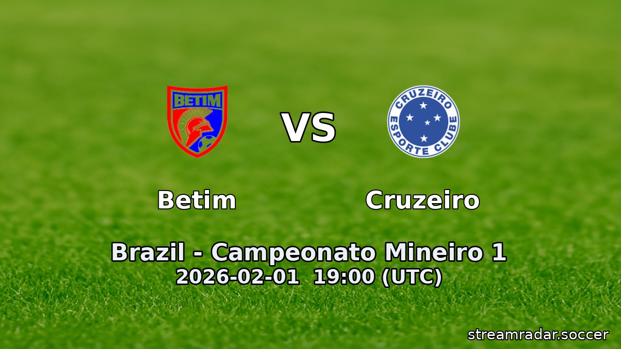 Betim vs Cruzeiro