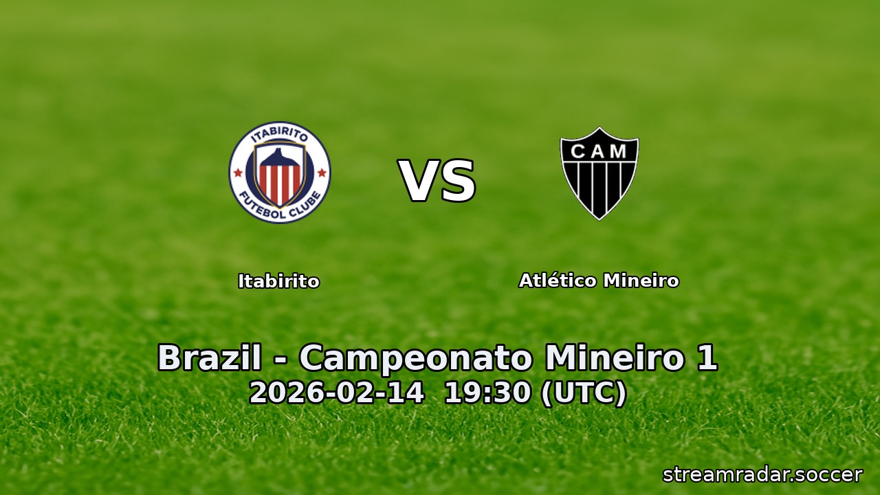 Itabirito vs Atlético Mineiro