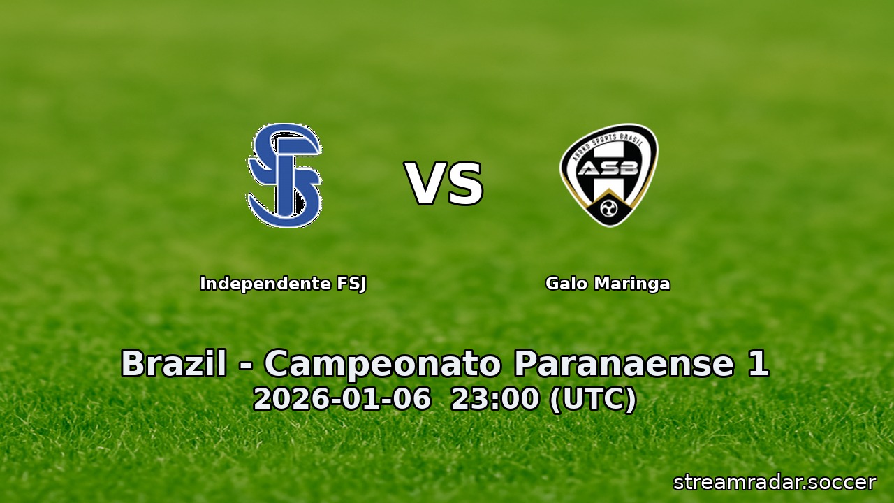 Independente FSJ vs Galo Maringa