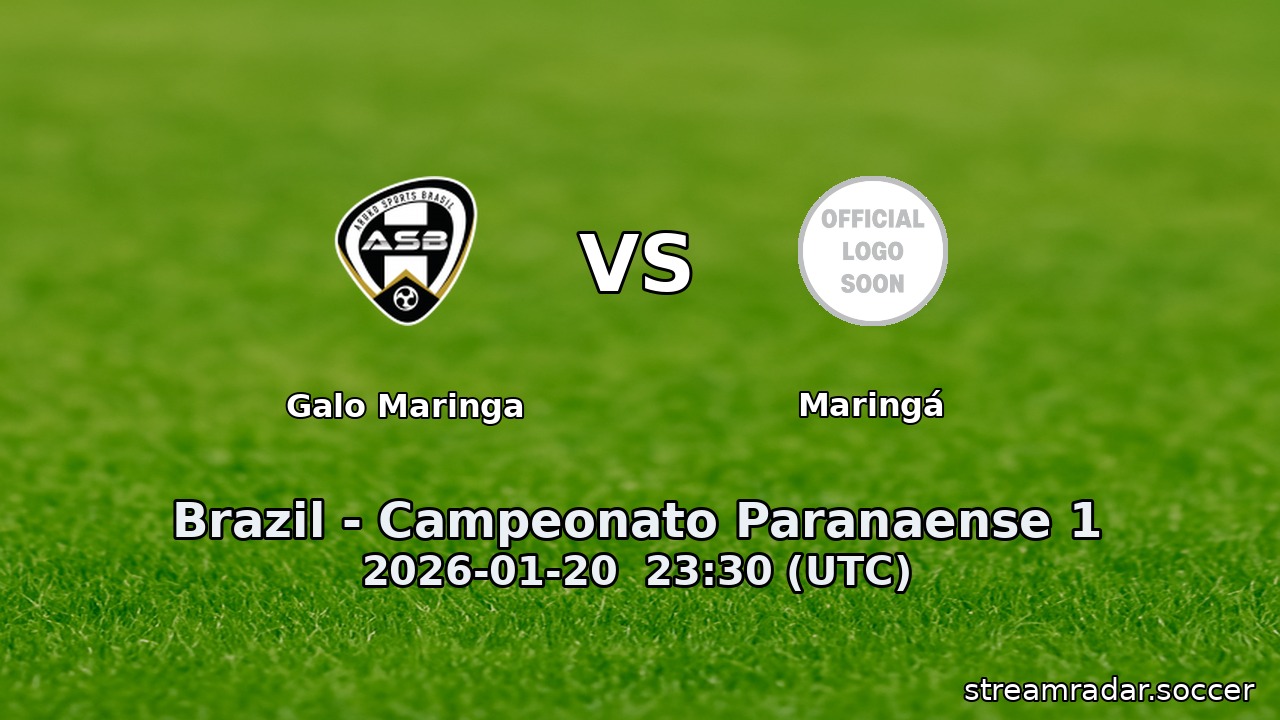 Galo Maringa vs Maringá