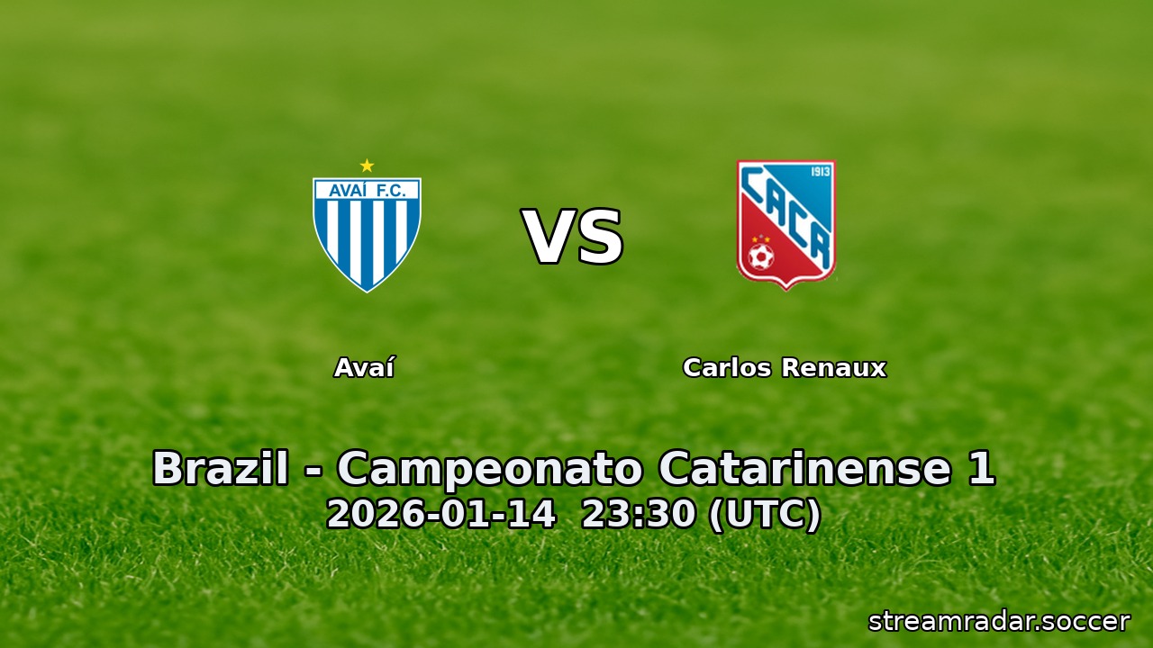 Avaí vs Carlos Renaux