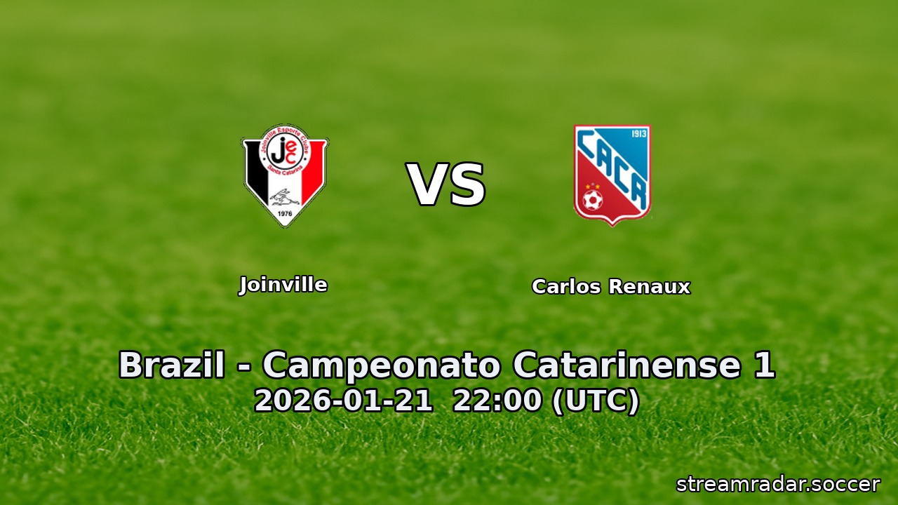 Joinville vs Carlos Renaux