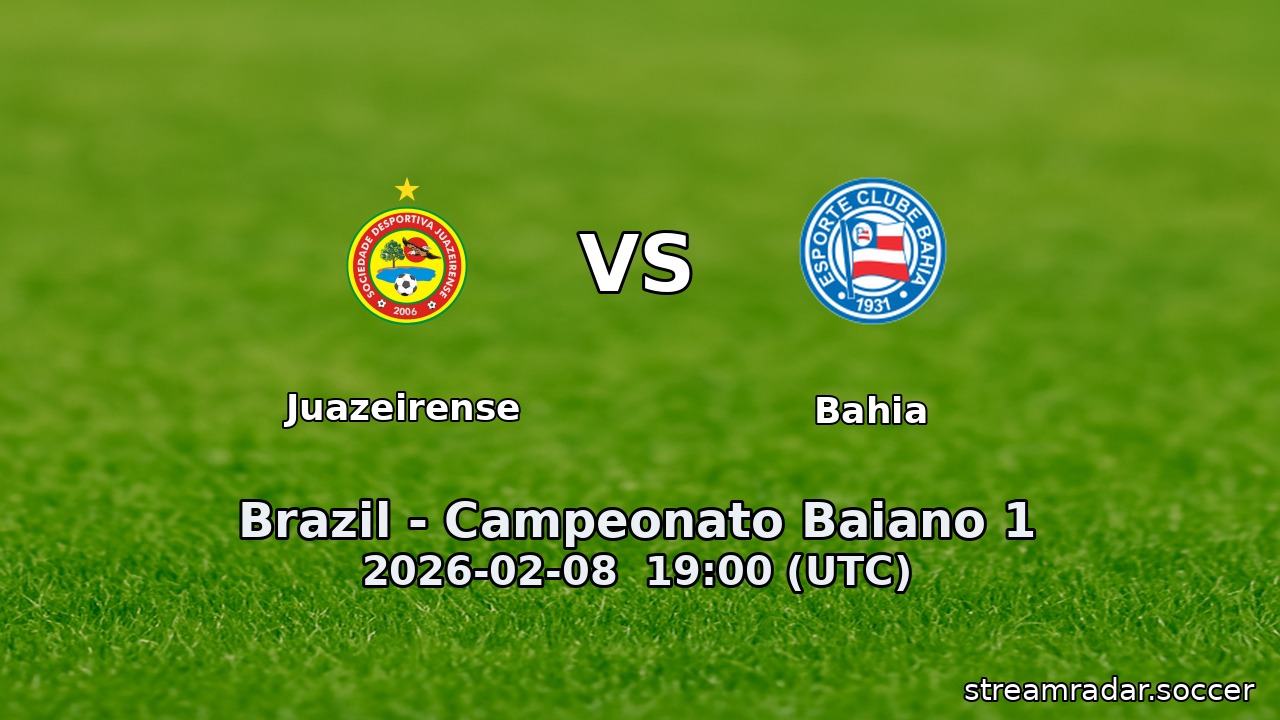Juazeirense vs Bahia