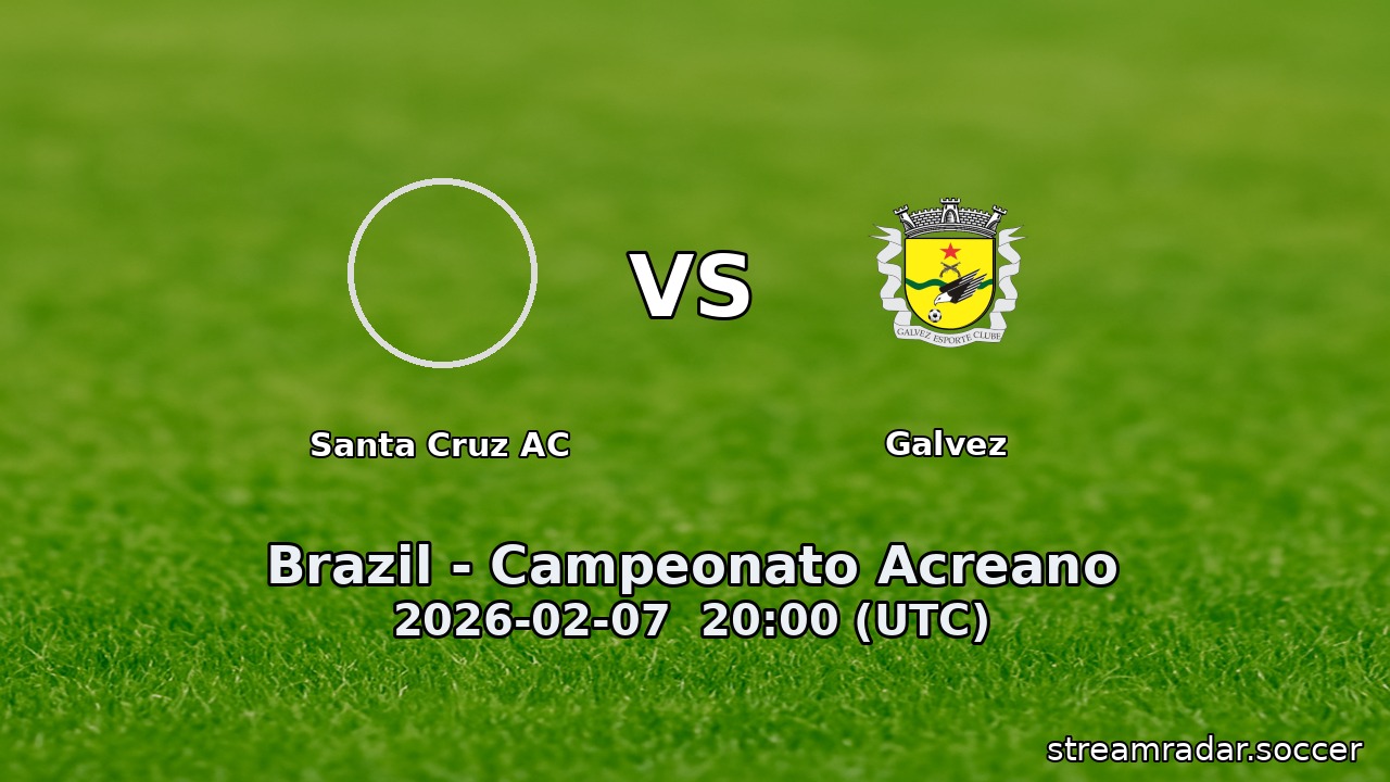 Santa Cruz AC vs Galvez