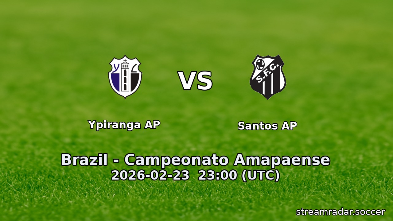 Ypiranga AP vs Santos AP