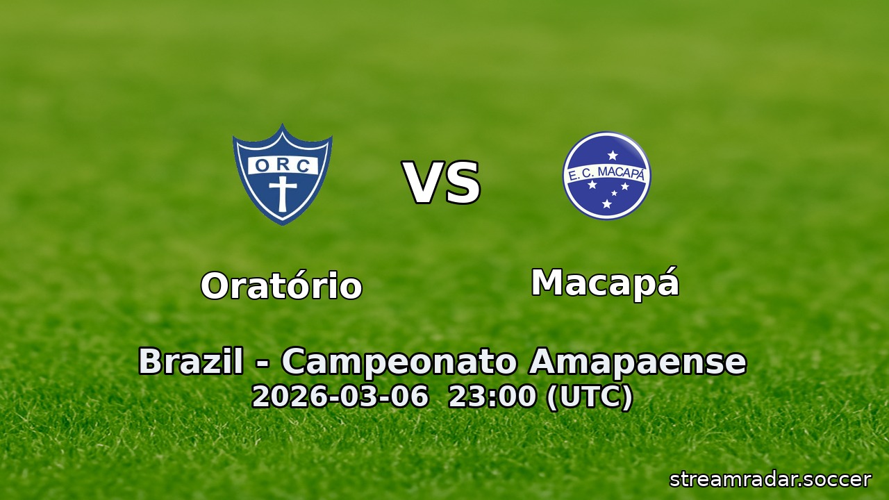 Oratório vs Macapá