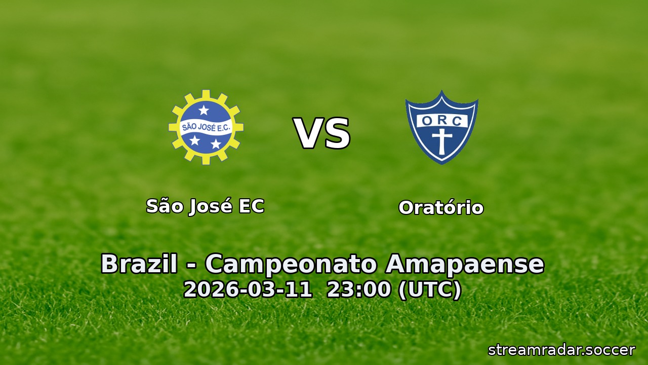 São José EC vs Oratório