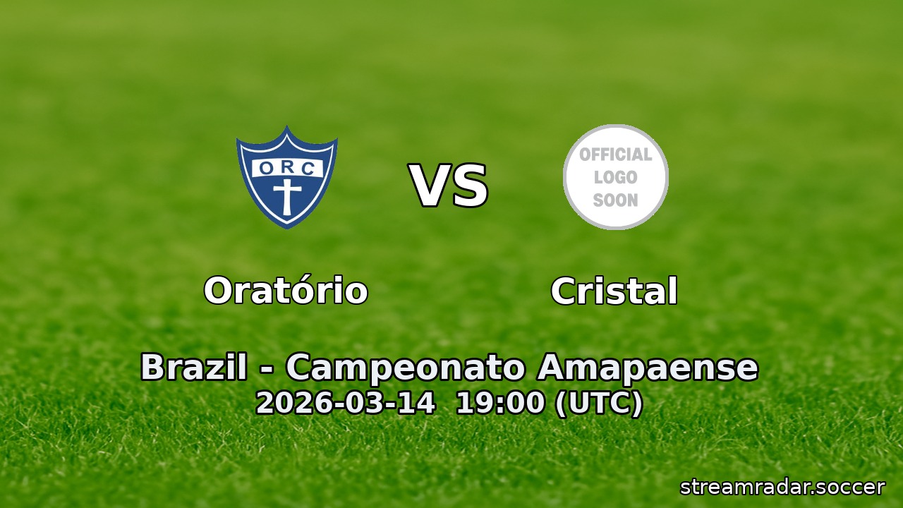 Oratório vs Cristal