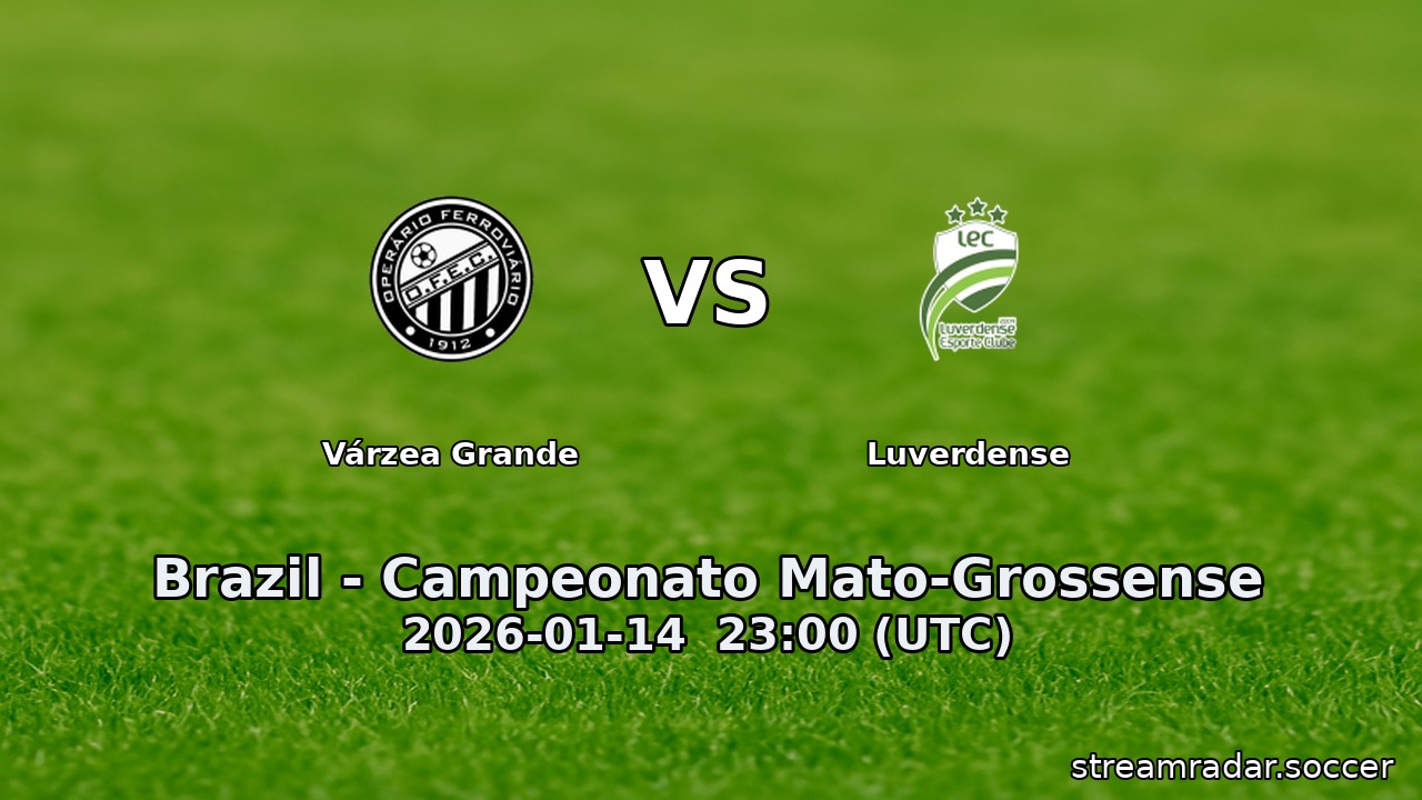 Várzea Grande vs Luverdense