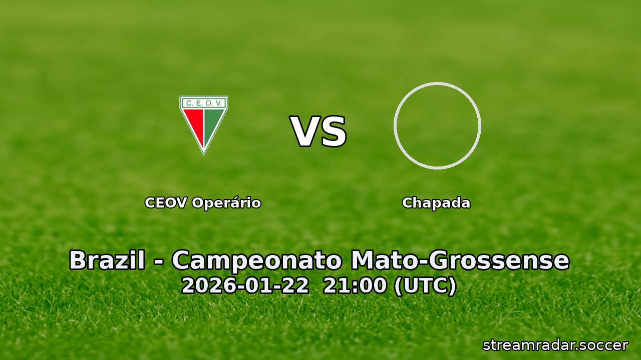 CEOV Operário vs Chapada