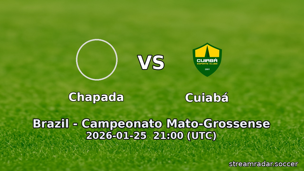 Chapada vs Cuiabá