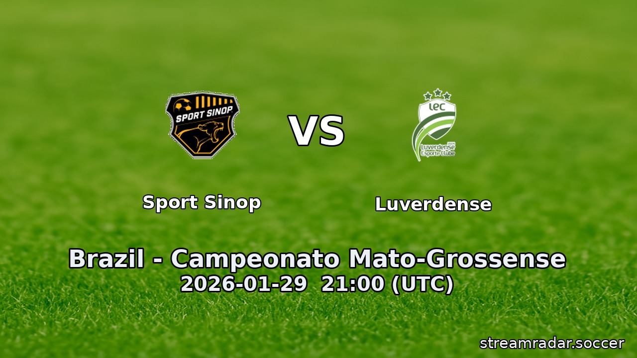 Sport Sinop vs Luverdense